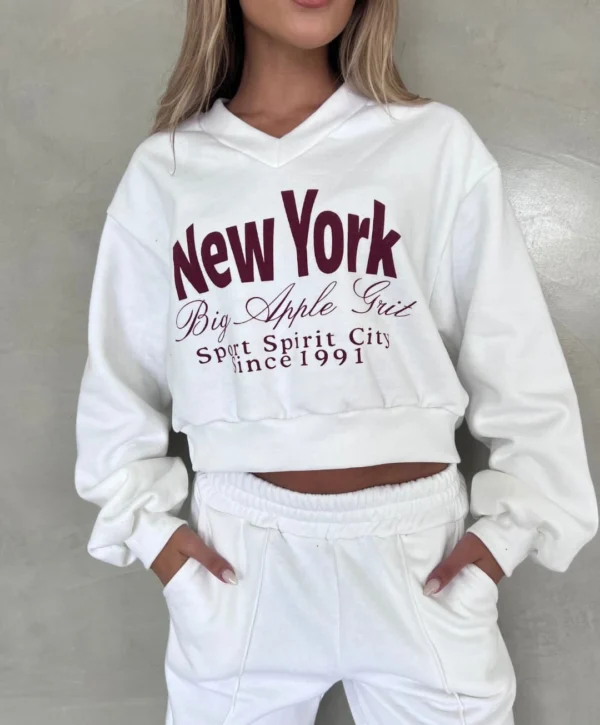 Buzo Friza De Mujer Newyork 2