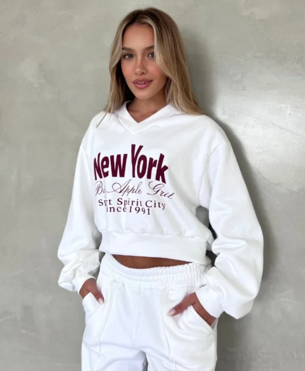 Buzo Friza De Mujer Newyork 3
