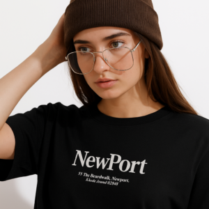 Remera Oversize Bordó New Port Para Mujer – Estilo Urbano Y Cómodo 01