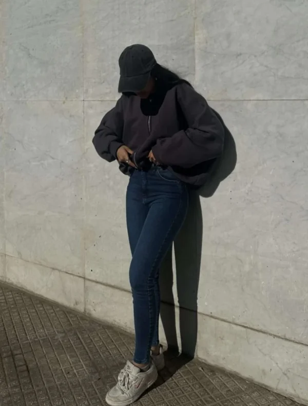 Jean Elastizado Liso de Mujer