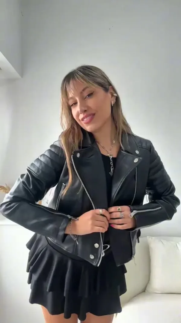 Campera De Cuero Yd