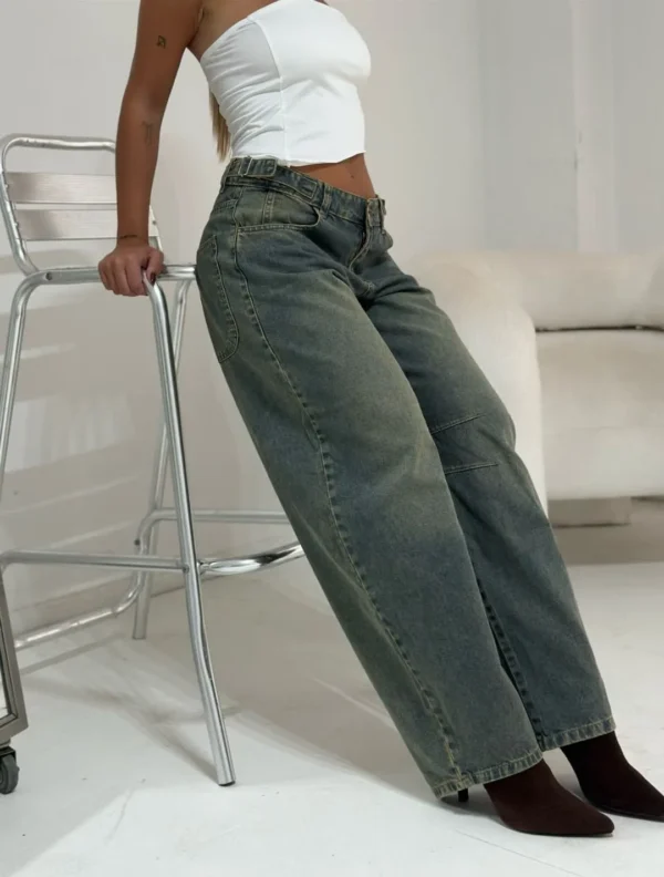 Jean Wide Leg Oxido