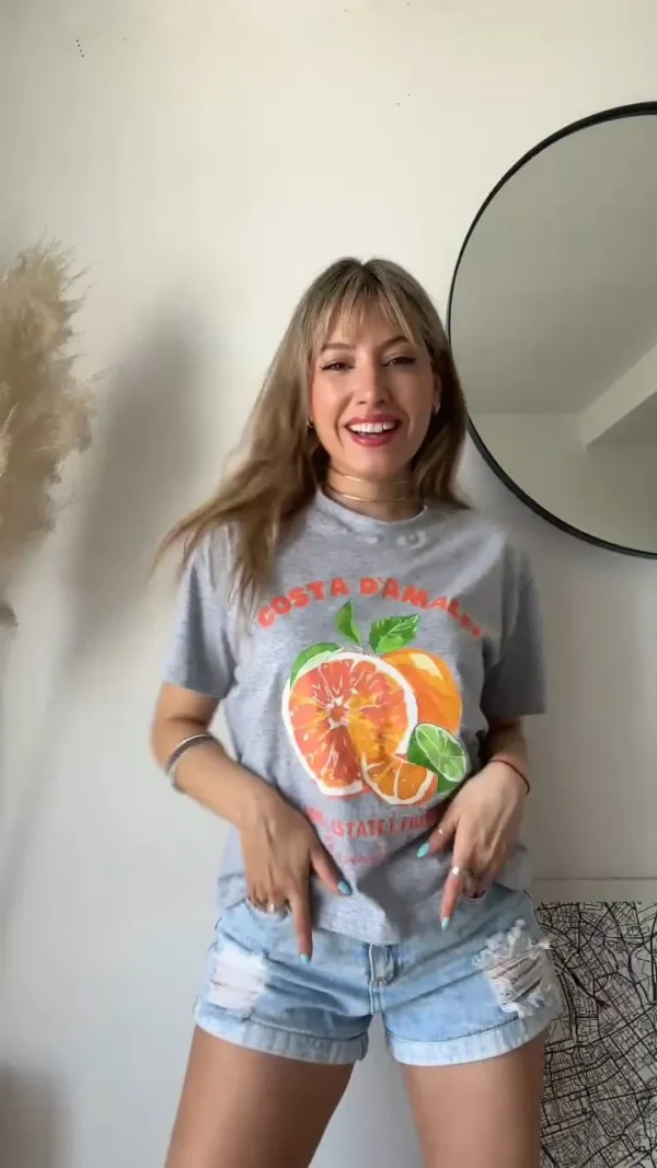 Remera De Mujer Orange 3