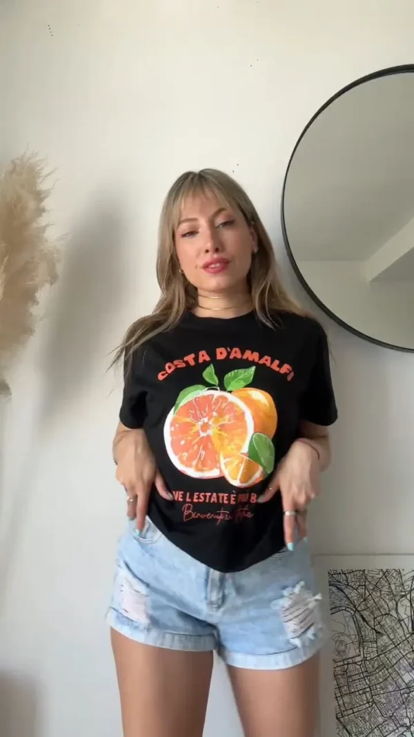 Remera De Mujer Orange 4