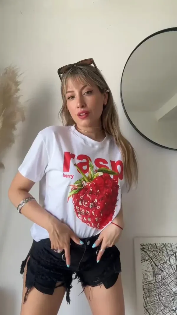 Remera De Mujer Rasp Berry