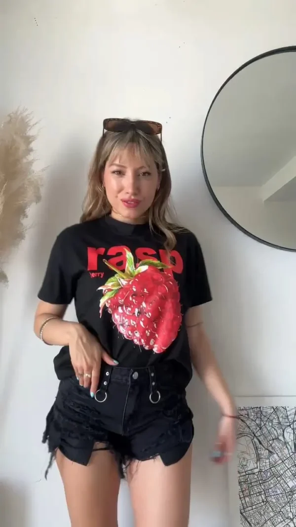 Remera De Mujer Rasp Berry 4