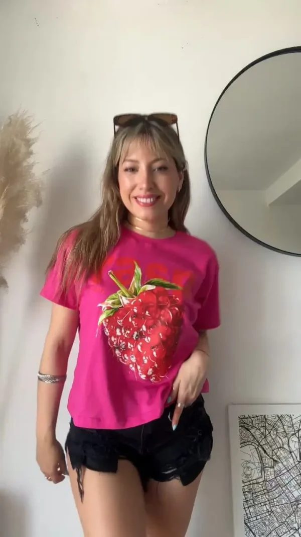 Remera De Mujer Rasp Berry 5
