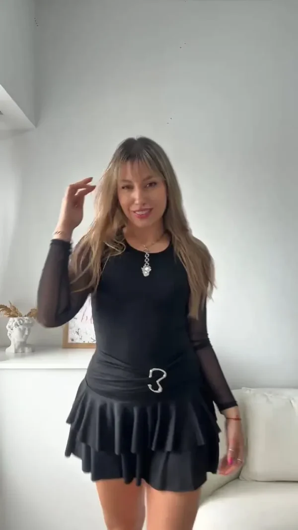 Vestido Con Hebilla