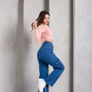 Jean Cargo Wid Leg