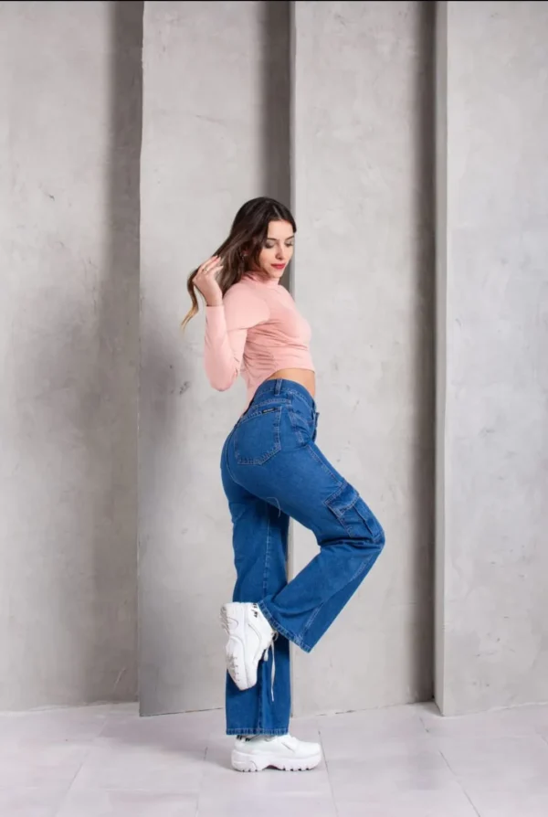 Jean Cargo Wid Leg