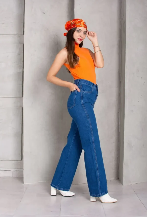 Jean Wid Leg Liso 3