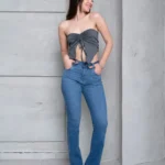 Jean Wid Leg Liso
