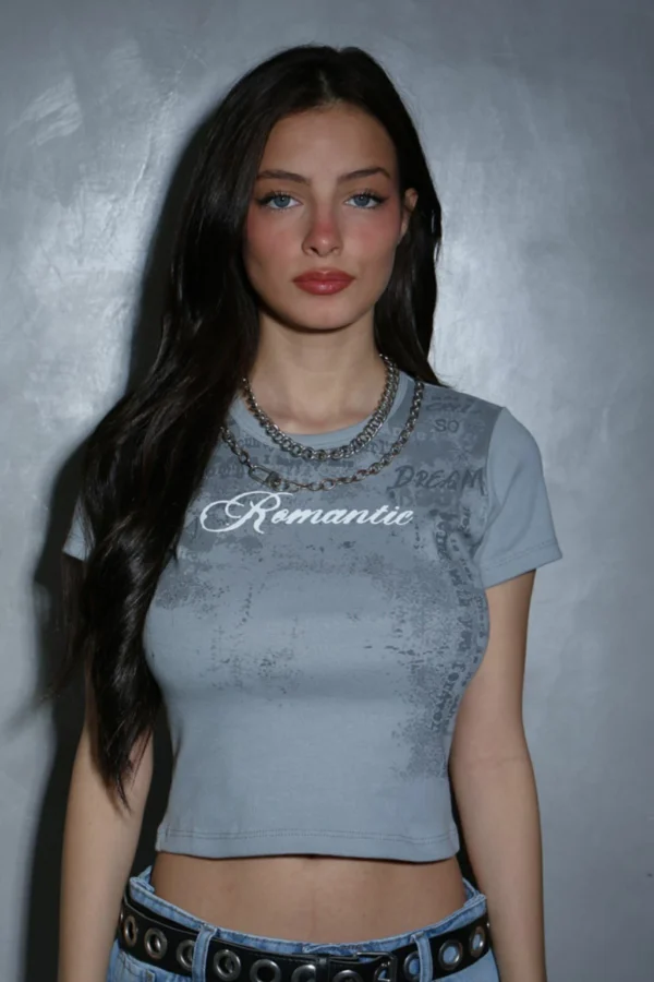 Remera Algodon Y Lycra Romantic